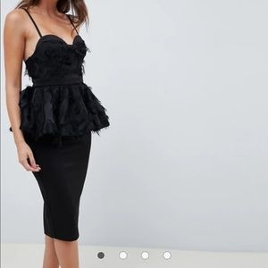 ASOS peplum dress